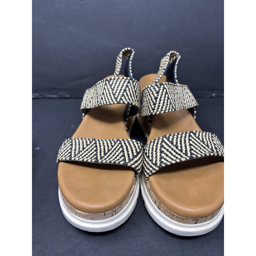 MADDEN GIRL ESIE Black White Strappy Sandals Size‎ 10 - Picture 2 of 10